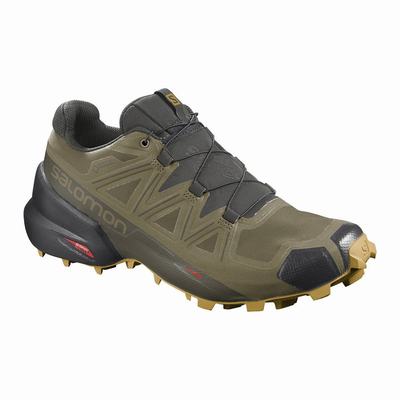 Salomon SPEEDCROSS 5 GORE-TEX - Miesten Polkujuoksukengät - Oliivinvihreä